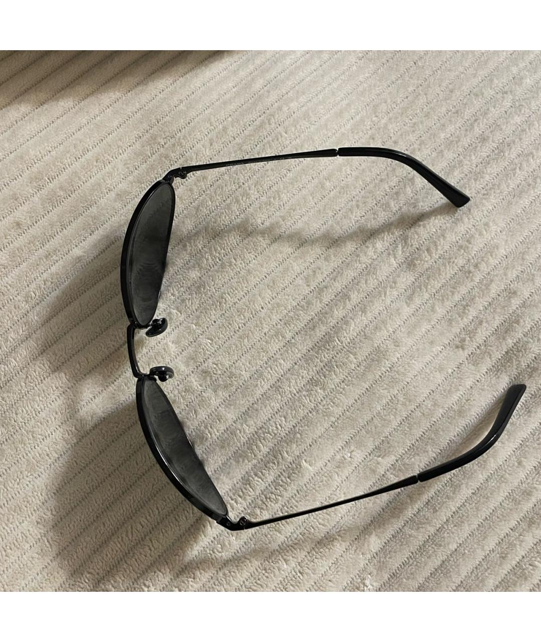 PRADA Черные металлические солнцезащитные очки, фото 7