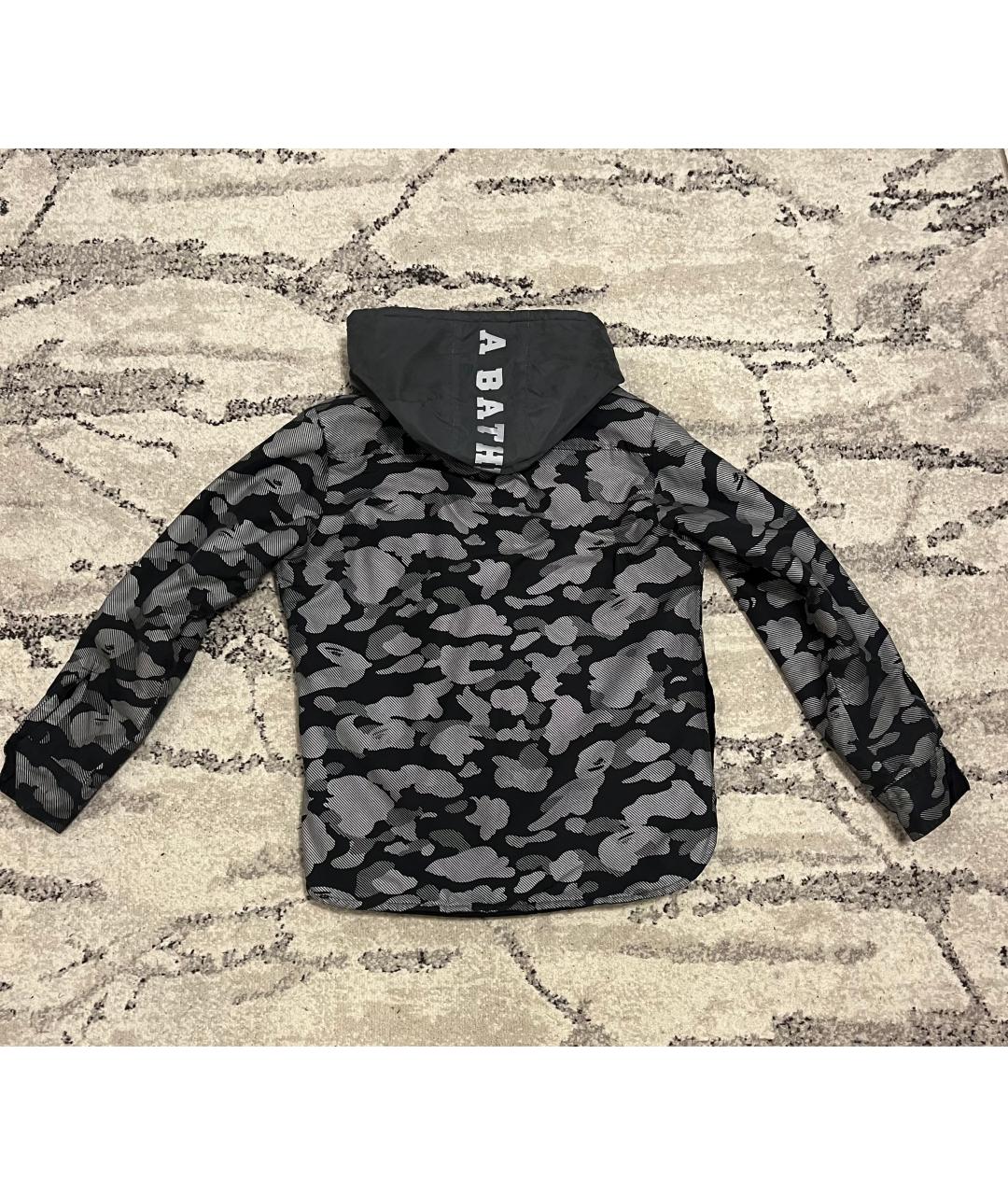 A BATHING APE Серая хлопковая куртка, фото 2