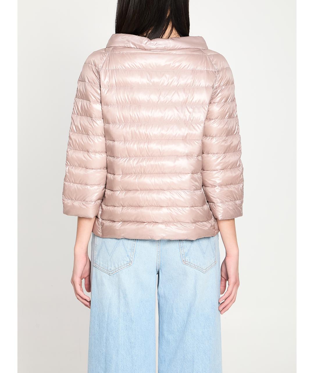 HERNO Розовая полиамидовая куртка, фото 3