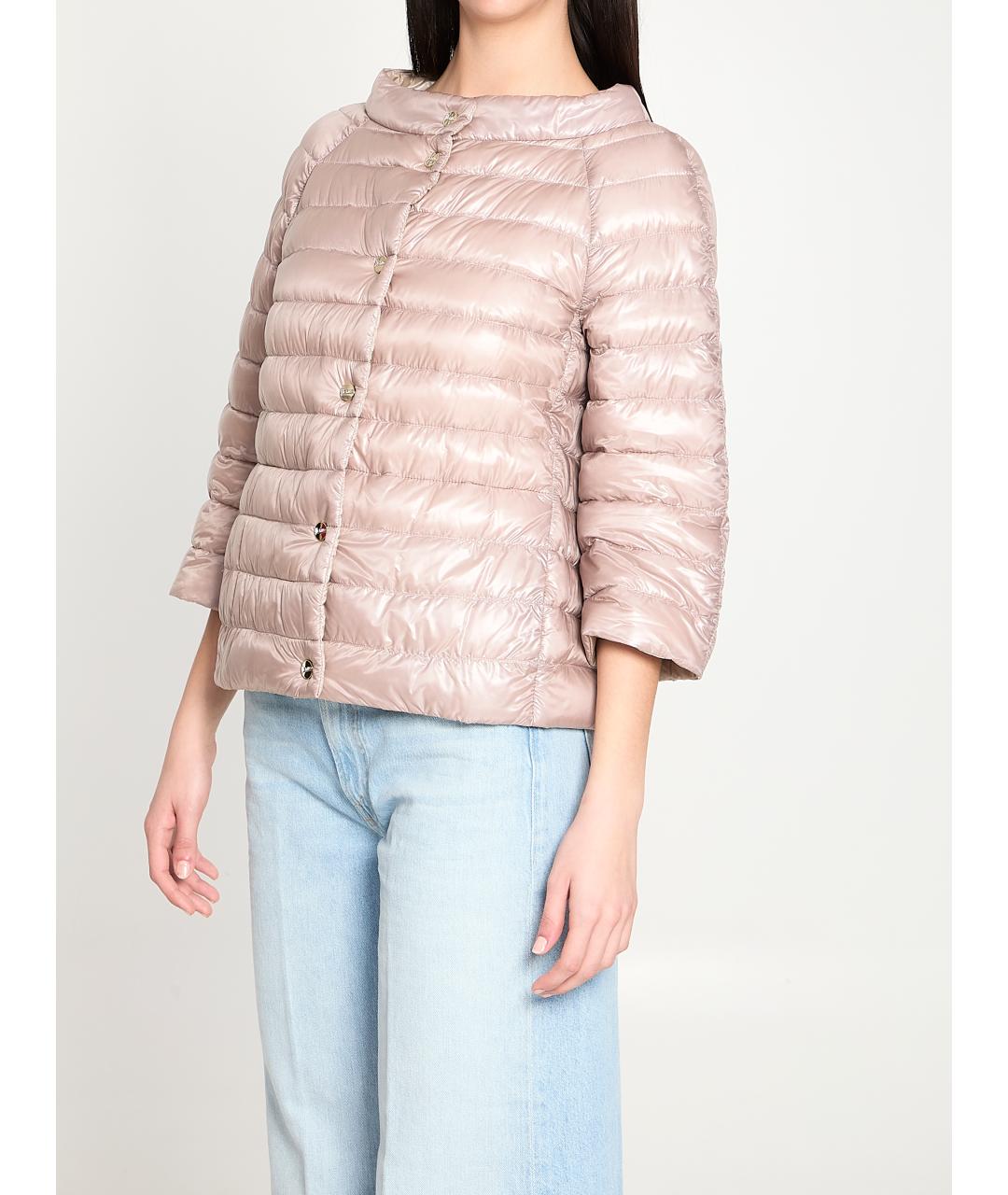 HERNO Розовая полиамидовая куртка, фото 2