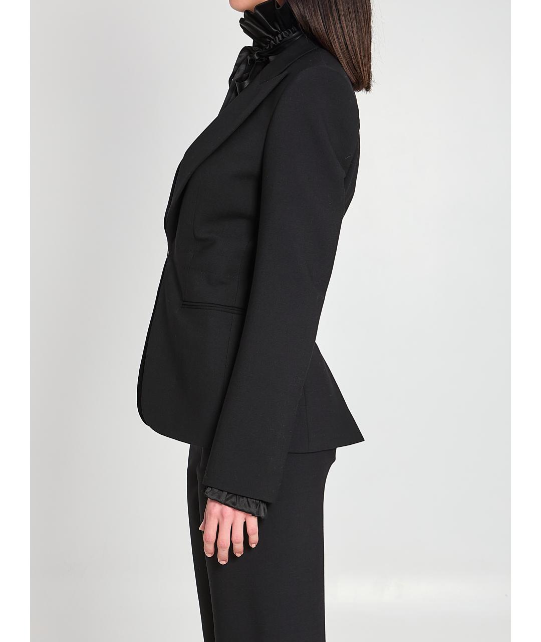 GUCCI Черный шерстяной жакет/пиджак, фото 3