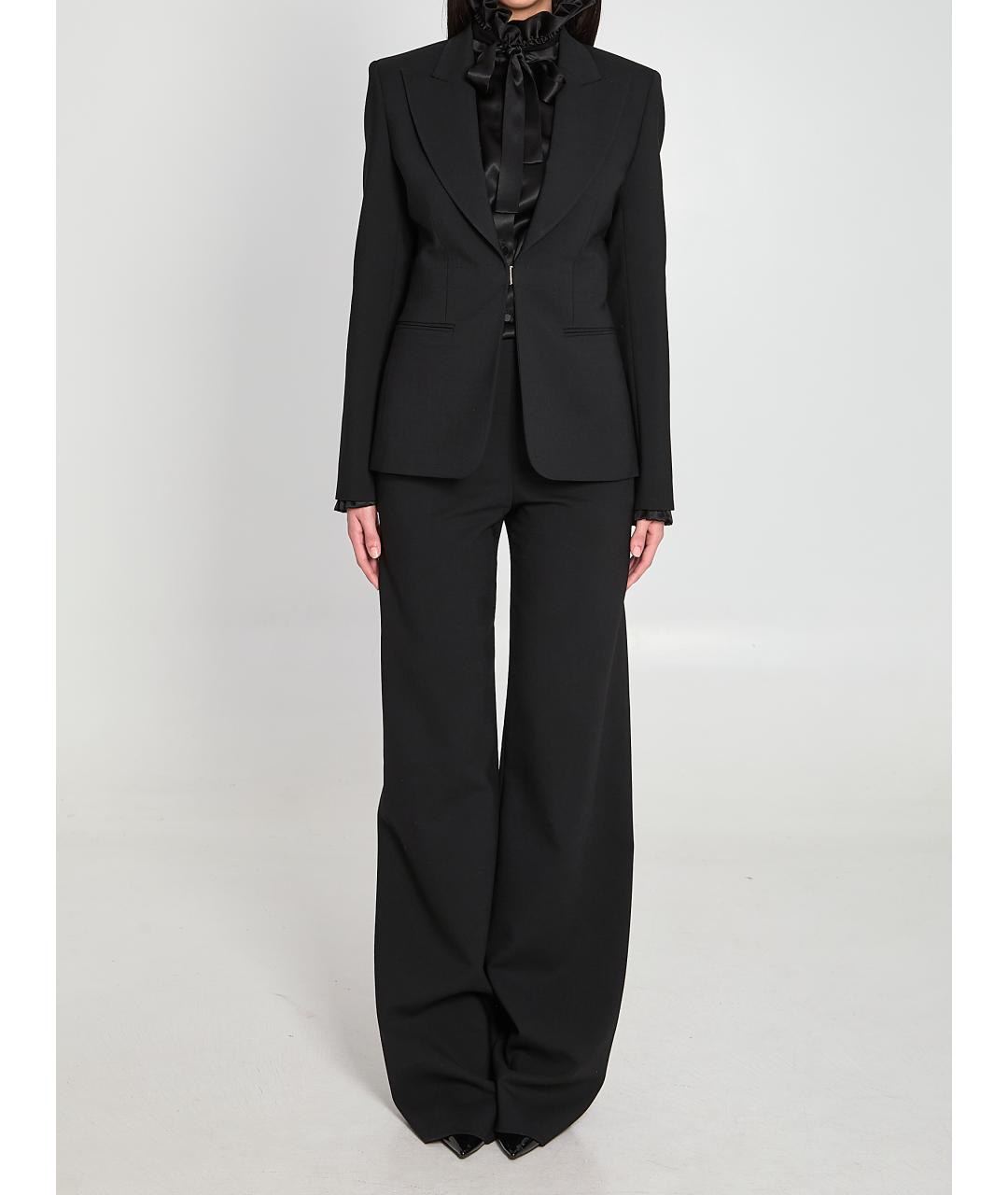 GUCCI Черный шерстяной жакет/пиджак, фото 5