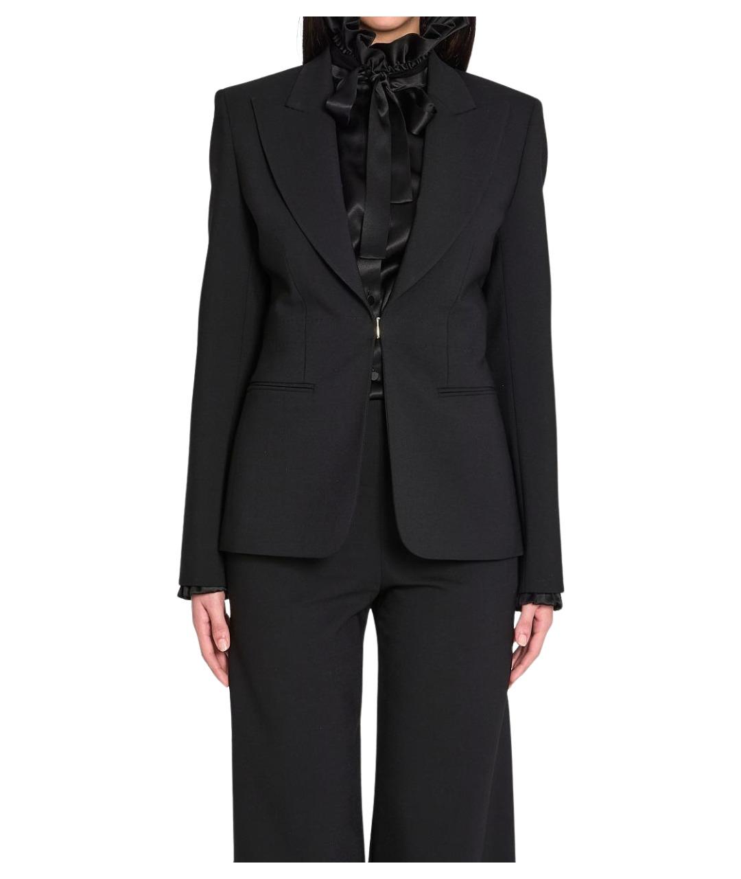 GUCCI Черный шерстяной жакет/пиджак, фото 1