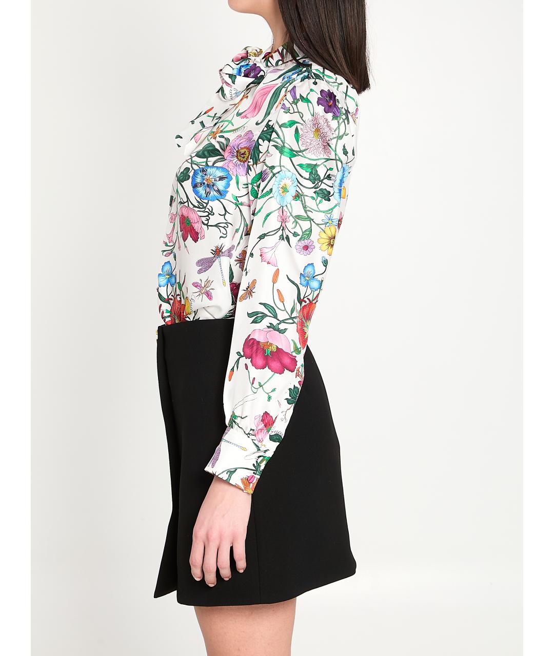 GUCCI Мульти шелковая рубашка, фото 2