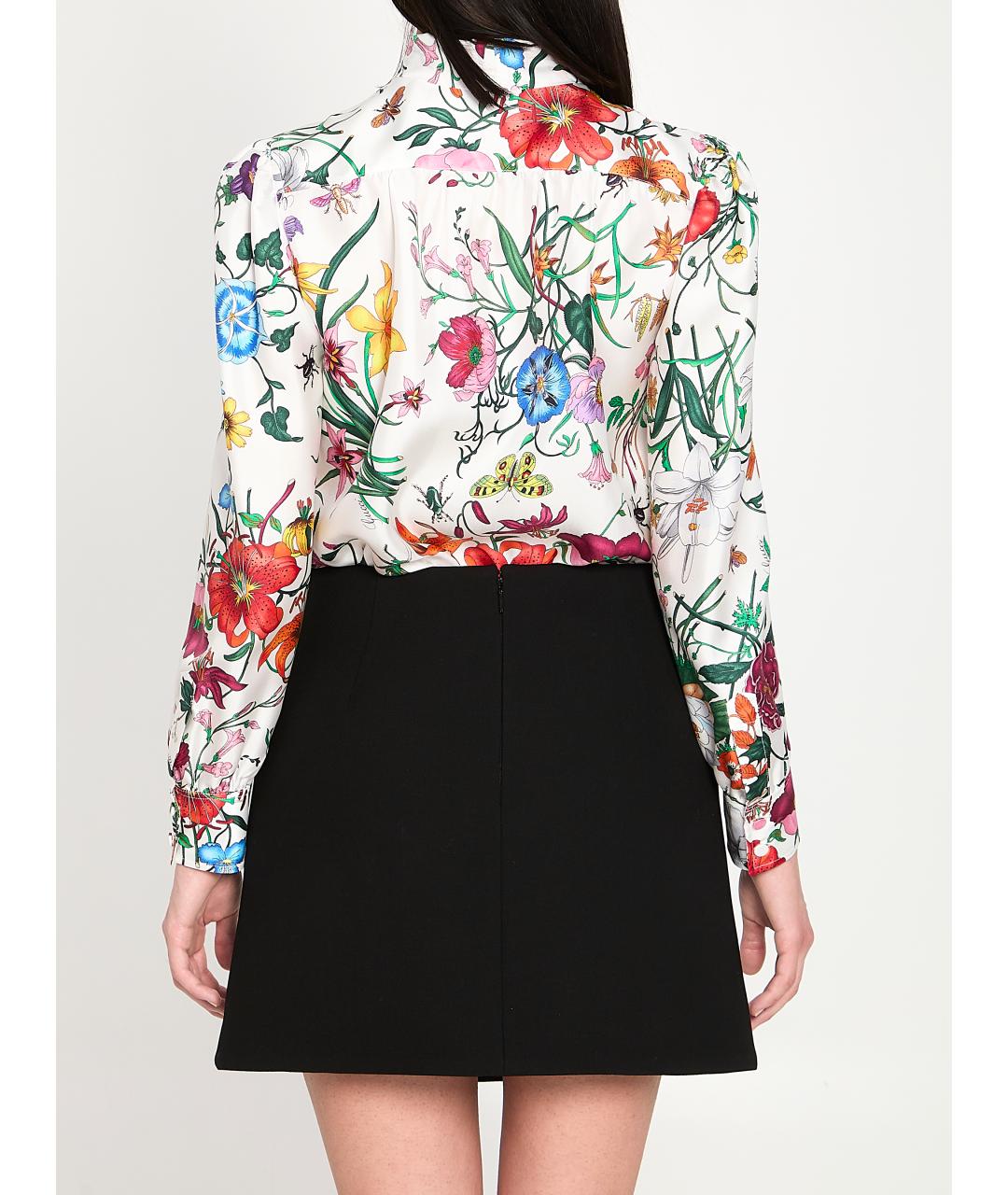 GUCCI Мульти шелковая рубашка, фото 3