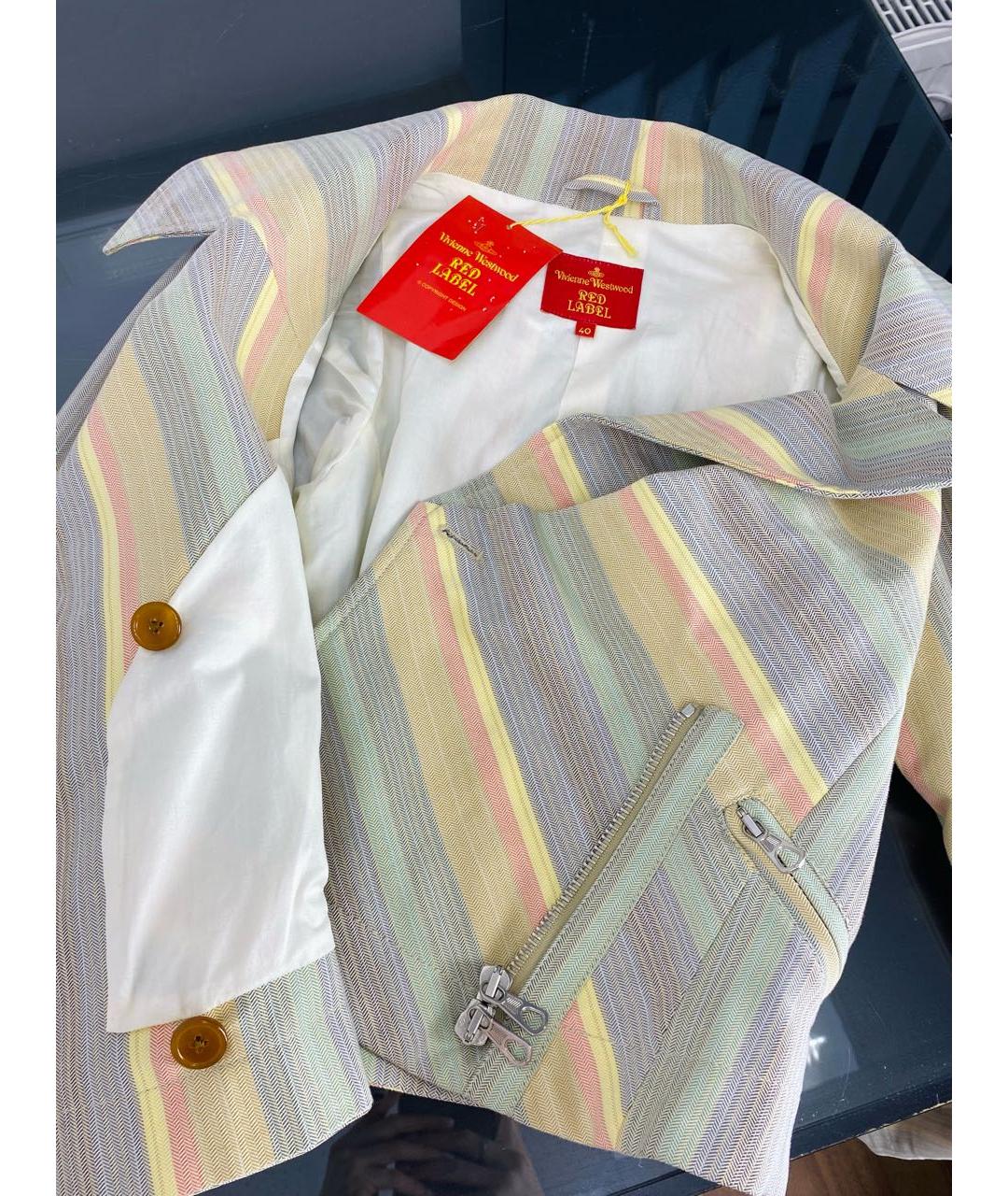 VIVIENNE WESTWOOD Мульти хлопковая куртка, фото 4