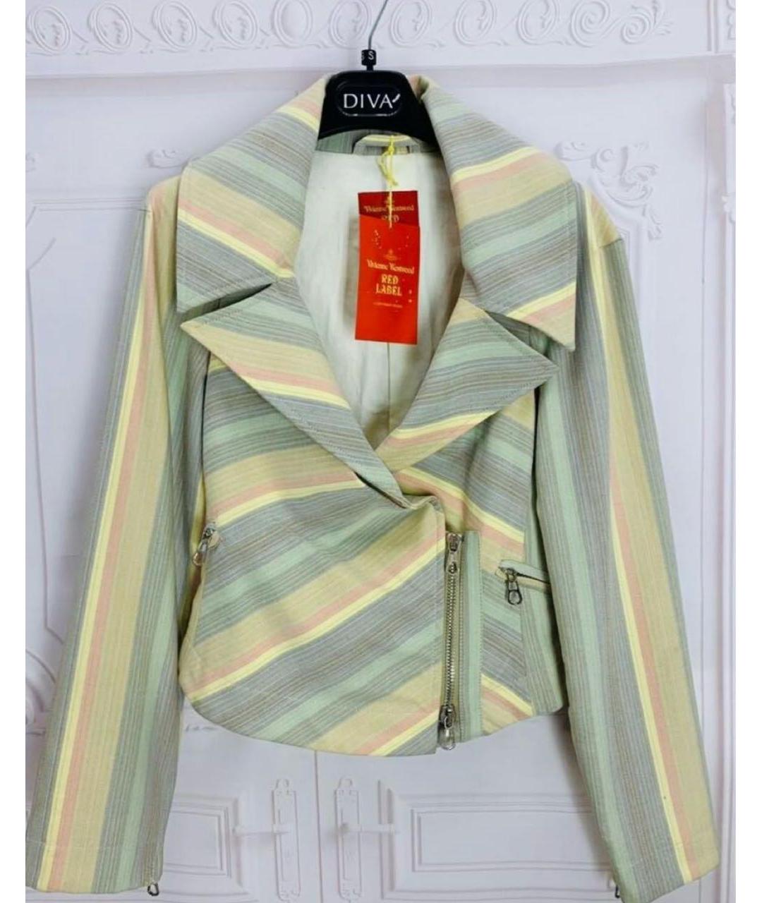 VIVIENNE WESTWOOD Мульти хлопковая куртка, фото 5