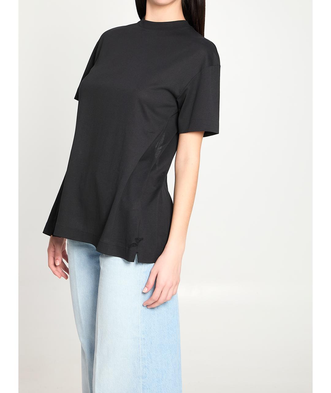 JACQUEMUS Черная футболка, фото 2