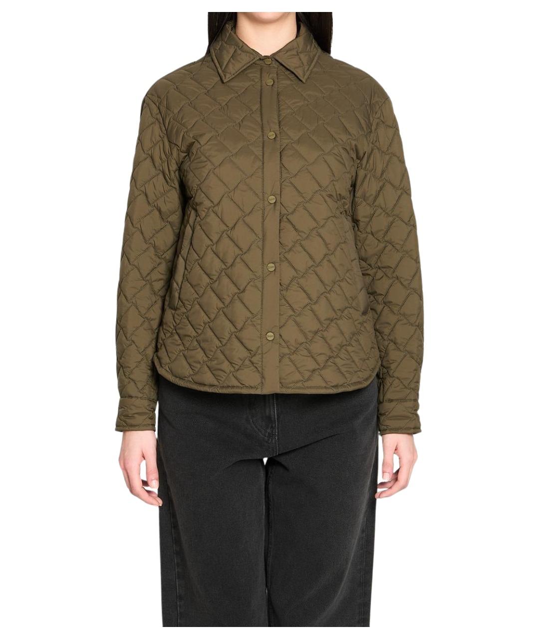 HERNO Зеленая полиамидовая куртка, фото 1