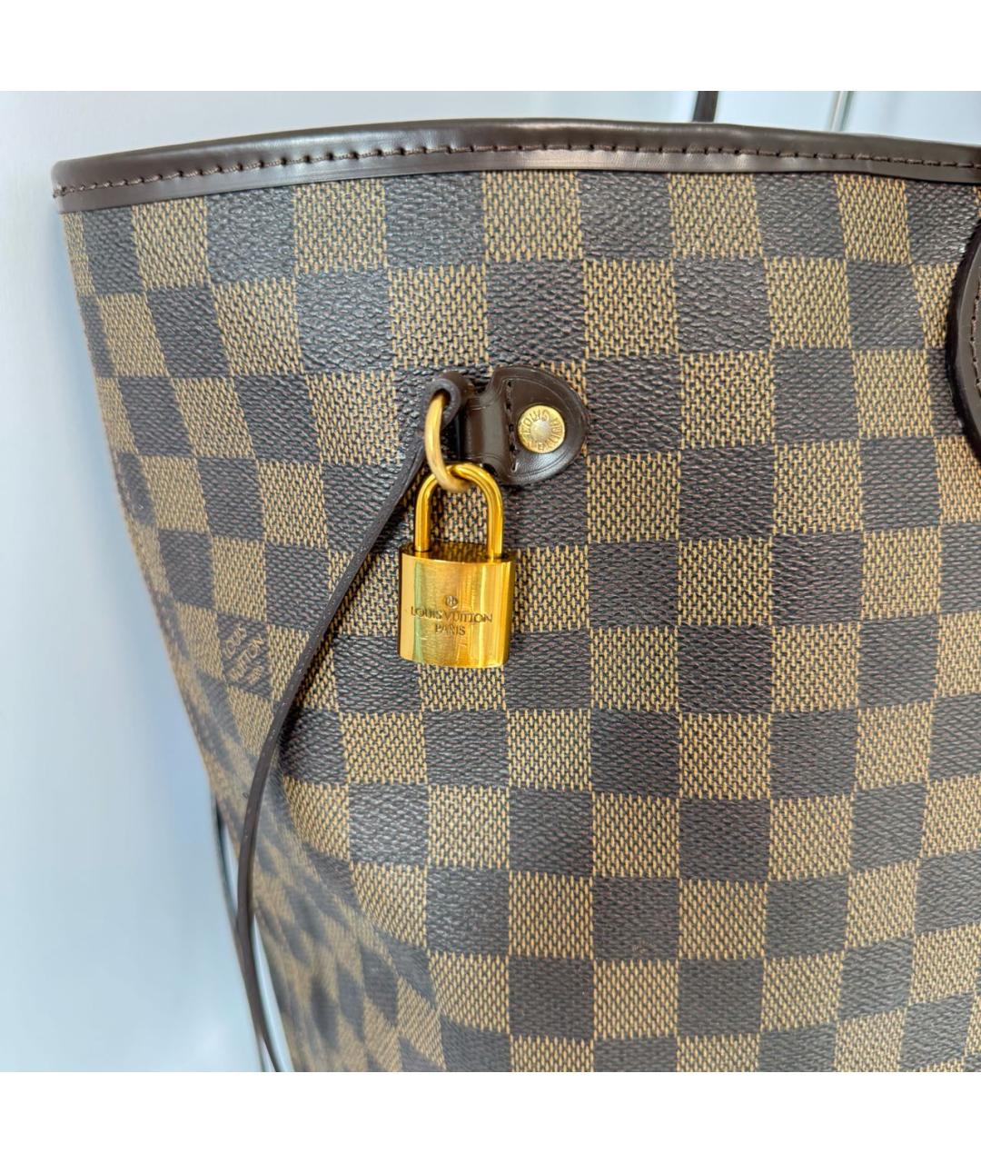 LOUIS VUITTON Коричневая сумка тоут, фото 4