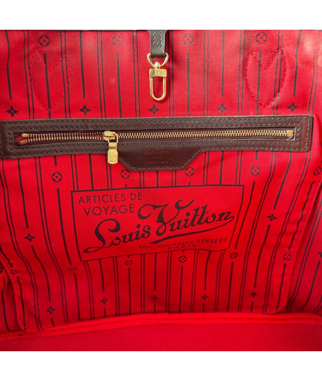 LOUIS VUITTON Коричневая сумка тоут, фото 6