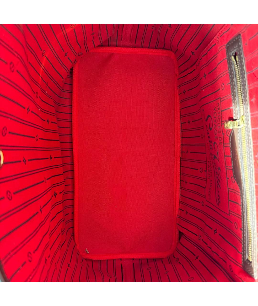 LOUIS VUITTON Коричневая сумка тоут, фото 5