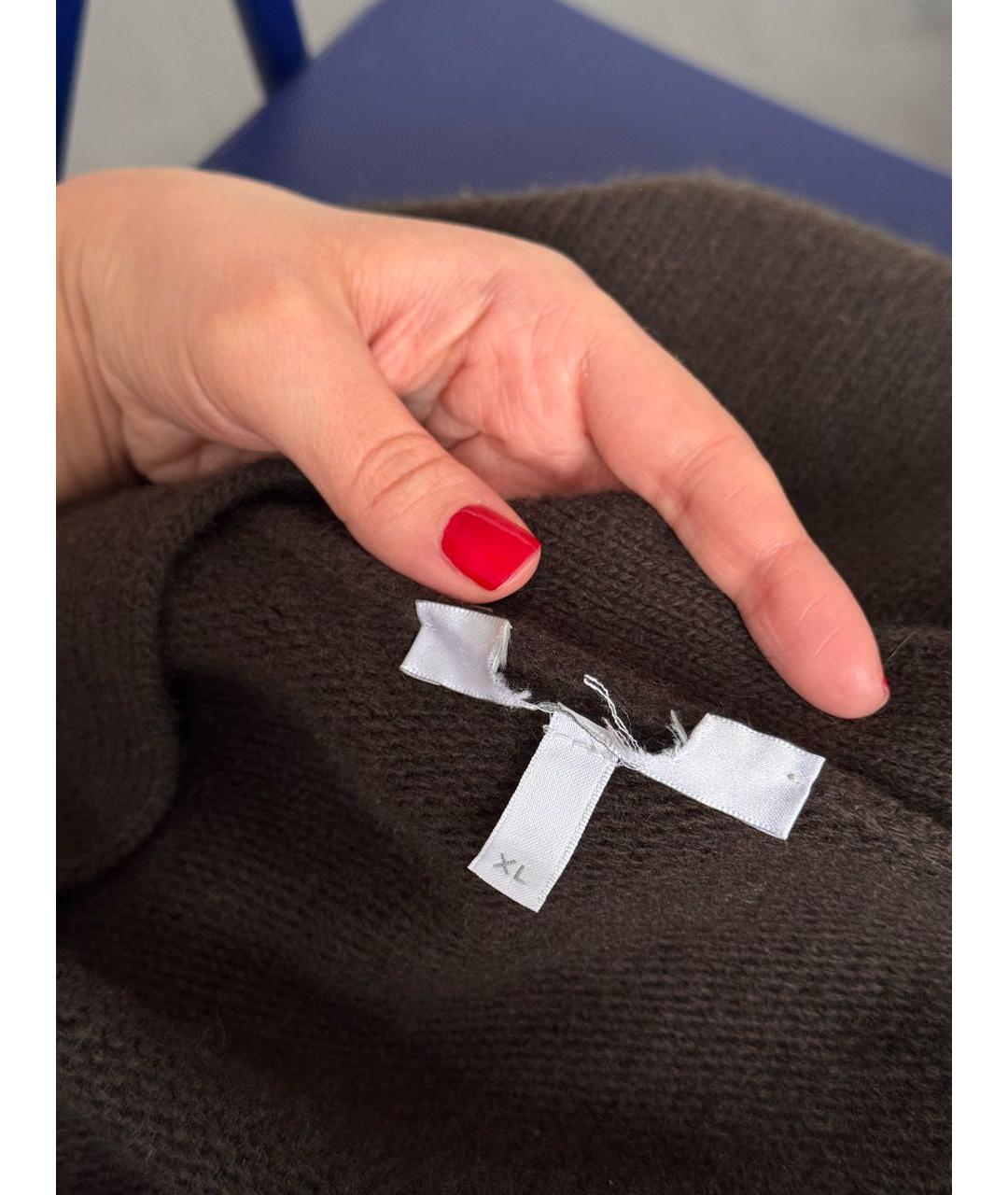 MAX MARA Коричневый шерстяной кардиган, фото 4