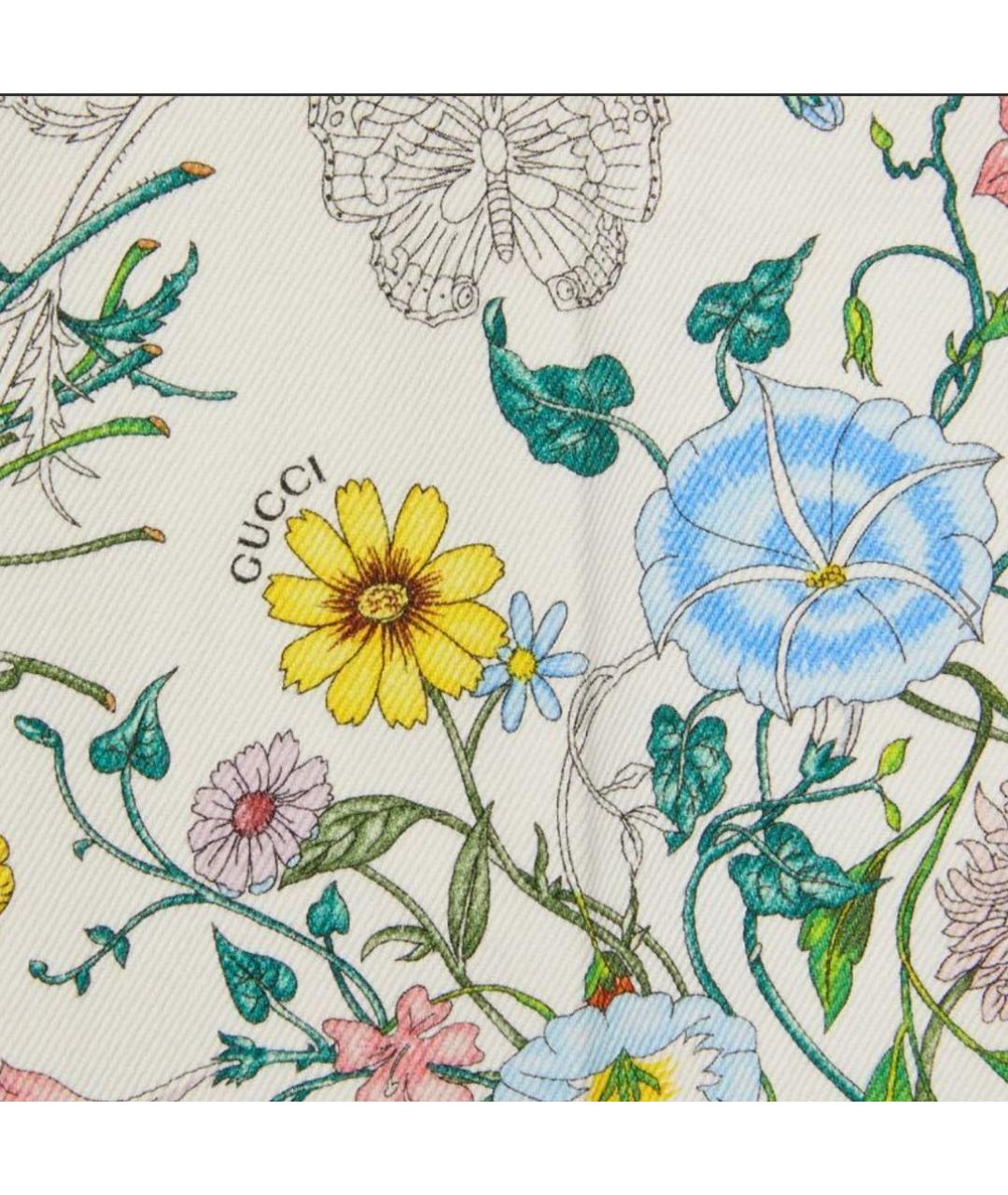 GUCCI Мульти хлопковые прямые джинсы, фото 3