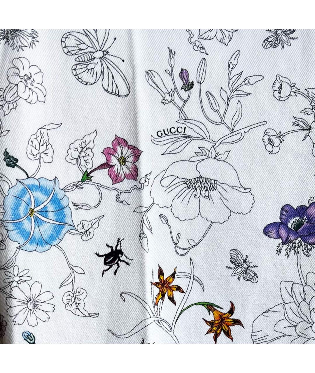 GUCCI Мульти хлопковые прямые джинсы, фото 6