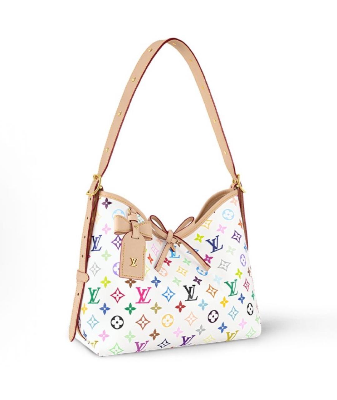LOUIS VUITTON Белая сумка через плечо, фото 2