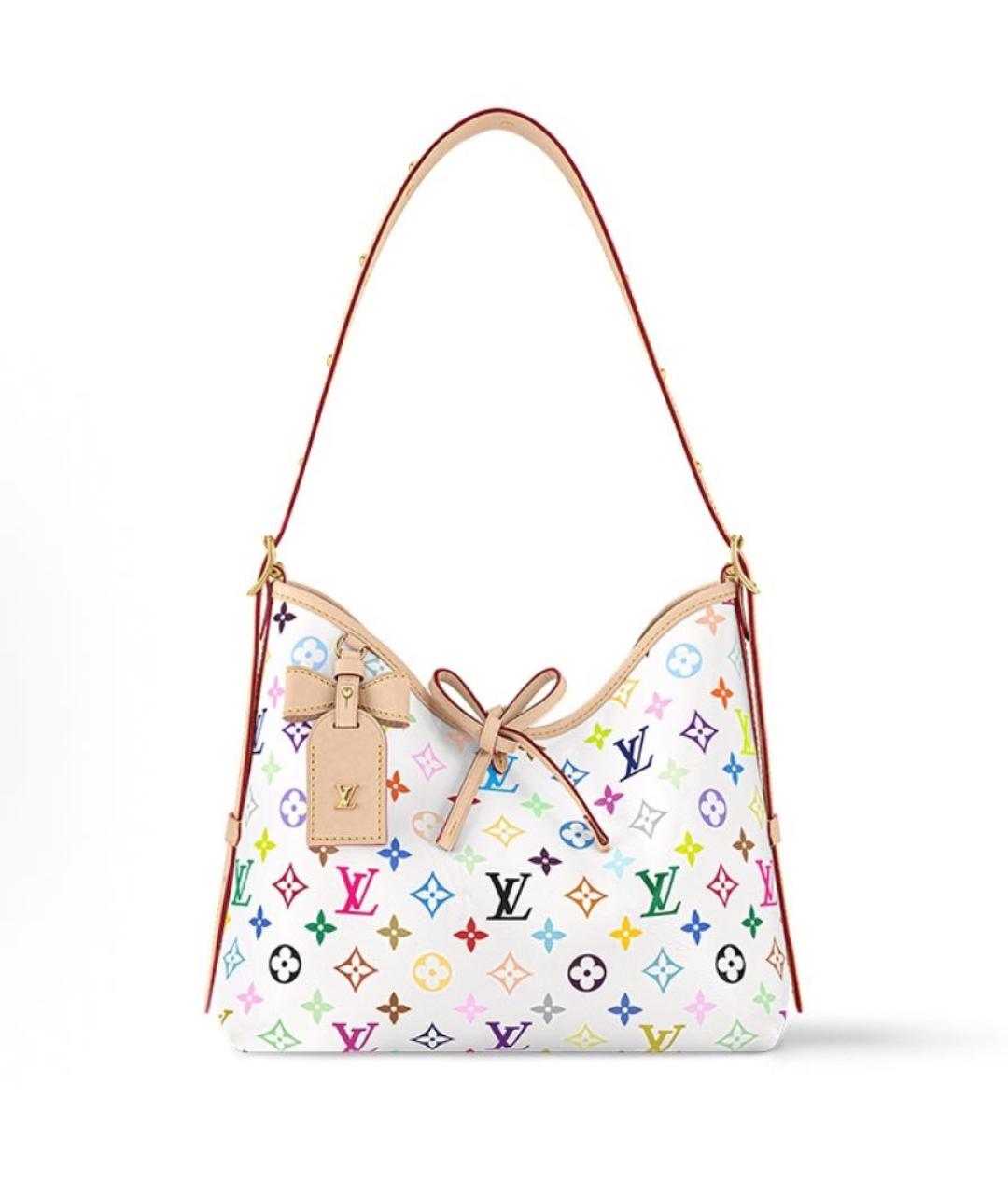 LOUIS VUITTON Белая сумка через плечо, фото 5