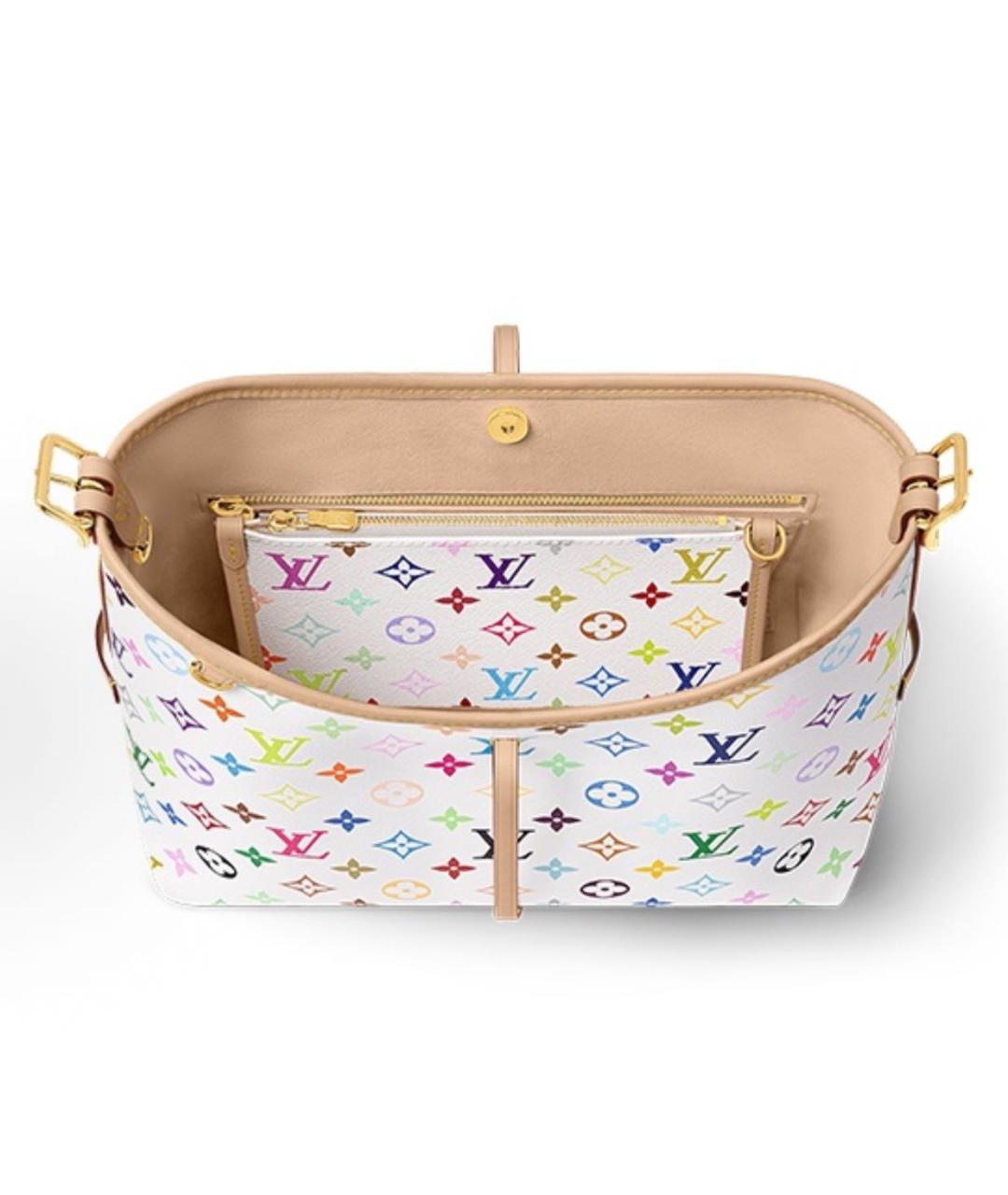 LOUIS VUITTON Белая сумка через плечо, фото 4