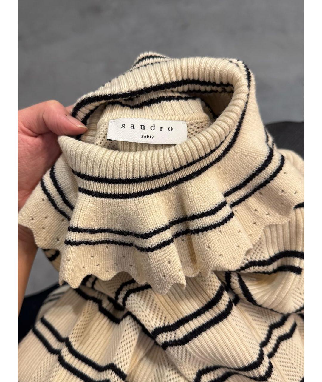 SANDRO Мульти шерстяная водолазка, фото 3