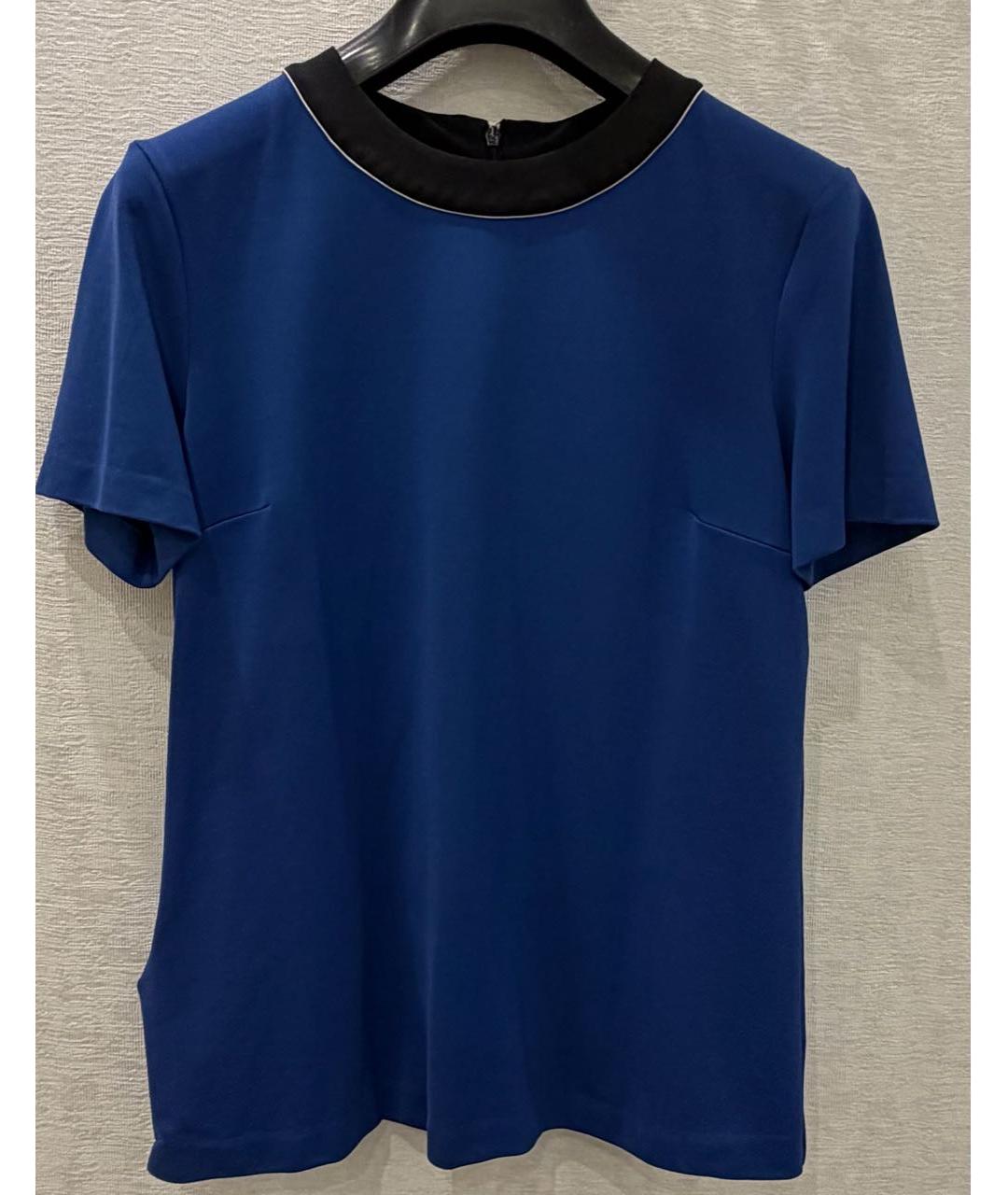 PRADA Синяя полиамидовая футболка, фото 8