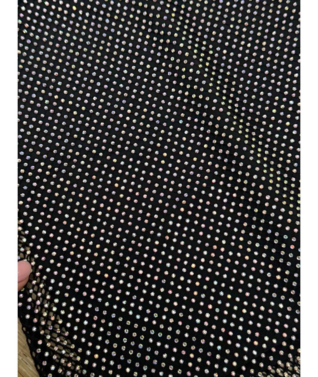 PATRIZIA PEPE Черное полиэстеровое вечернее платье, фото 6