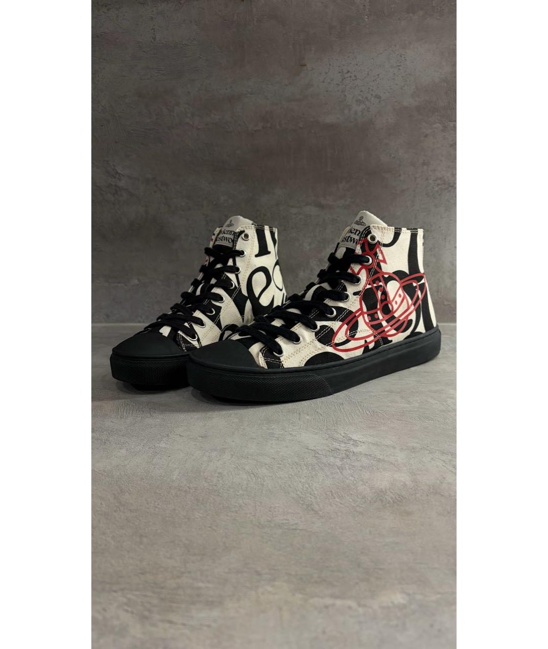 VIVIENNE WESTWOOD Мульти текстильные кеды, фото 3