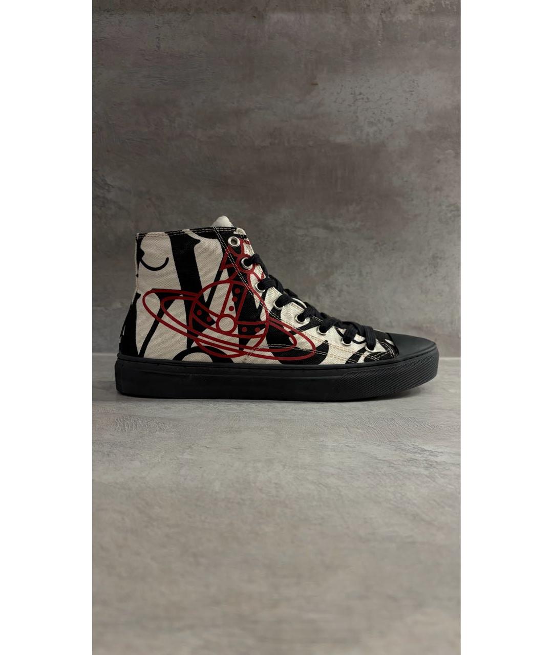 VIVIENNE WESTWOOD Мульти текстильные кеды, фото 4