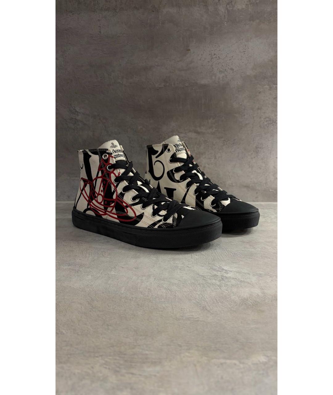 VIVIENNE WESTWOOD Мульти текстильные кеды, фото 2