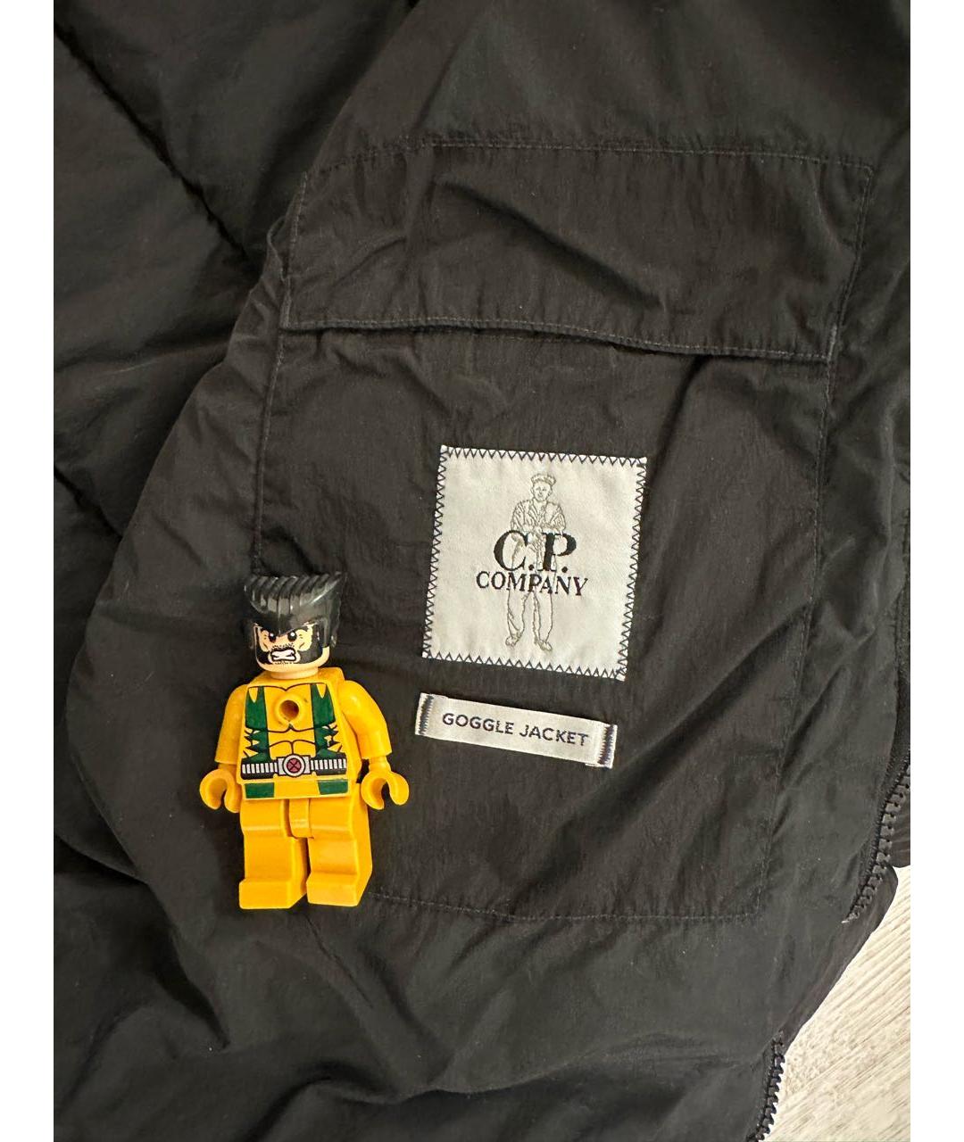 CP COMPANY Черный полиамидовый пуховик, фото 5