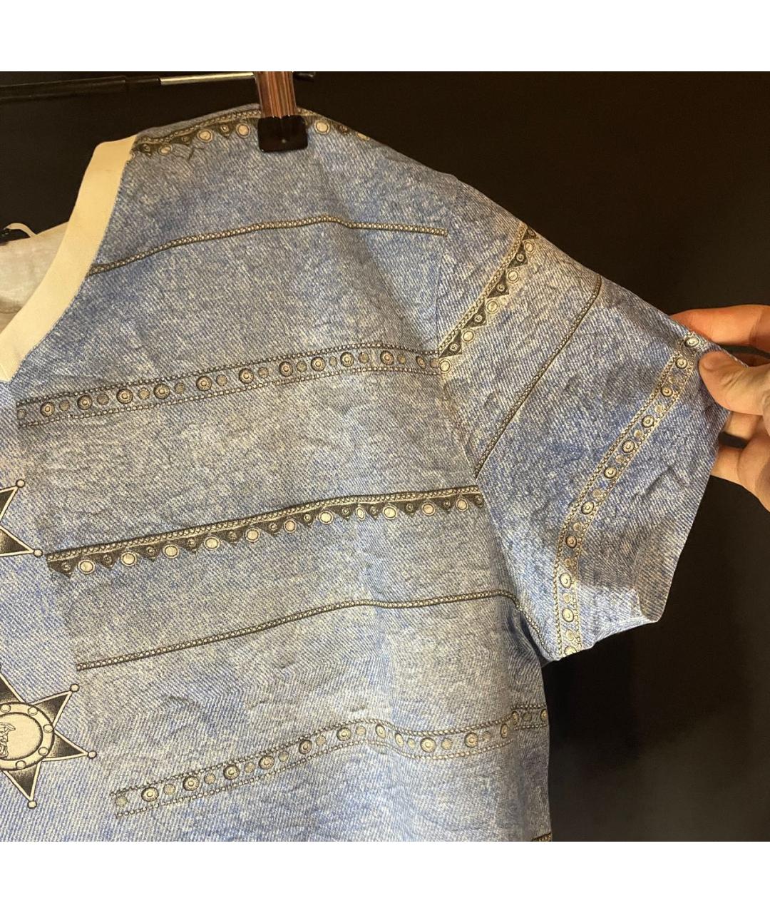 VERSACE COLLECTION Мульти хлопковая футболка, фото 7