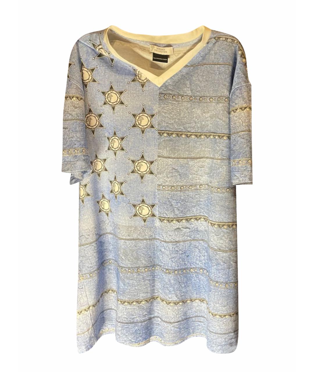 VERSACE COLLECTION Мульти хлопковая футболка, фото 1