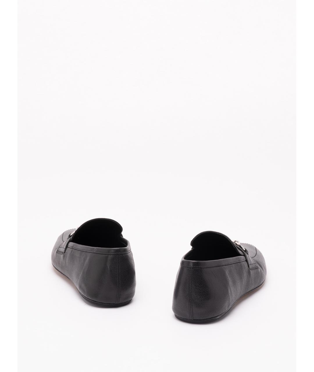 GUCCI Черные кожаные лоферы, фото 3