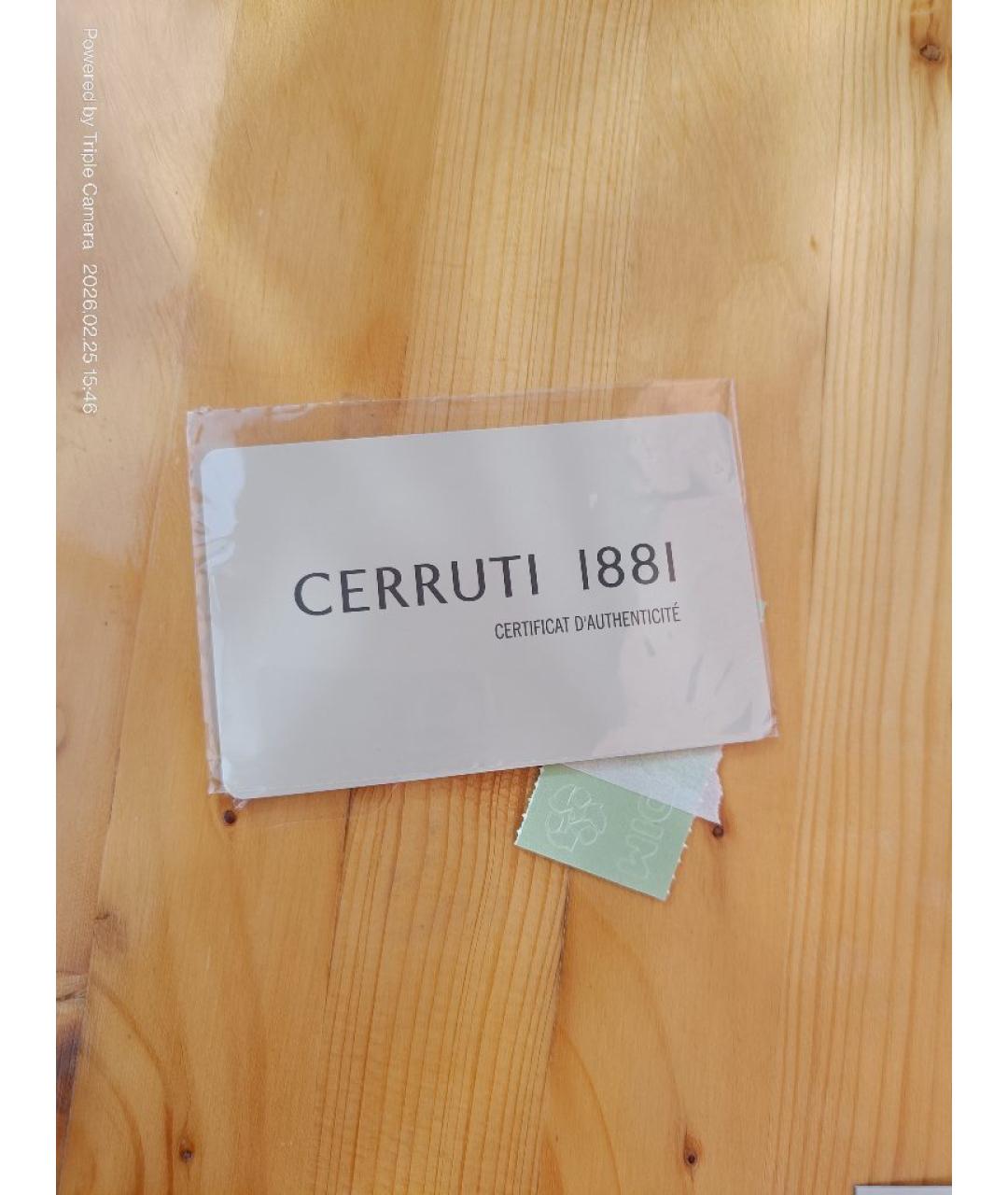 CERRUTI 1881 Черная сумка через плечо из искусственной кожи, фото 6