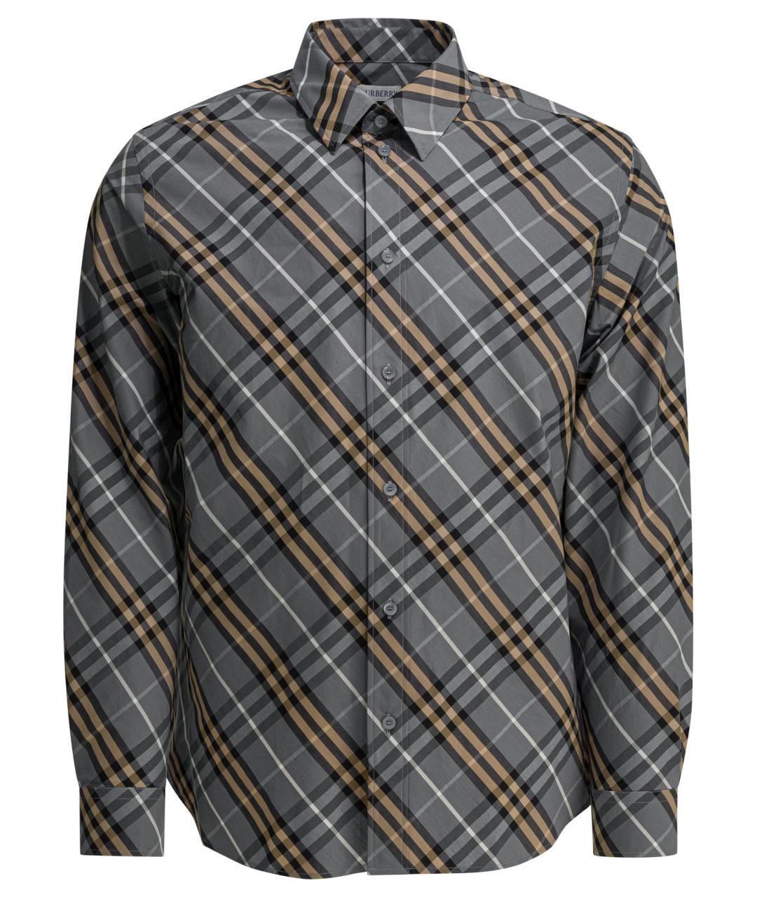 BURBERRY Мульти хлопковая кэжуал рубашка, фото 1