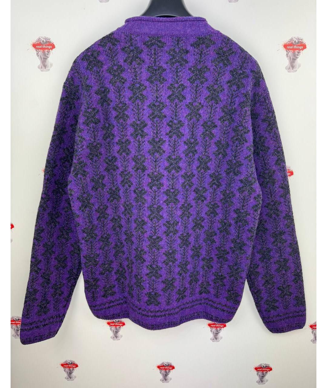 CP COMPANY Фиолетовый шерстяной джемпер / свитер, фото 3