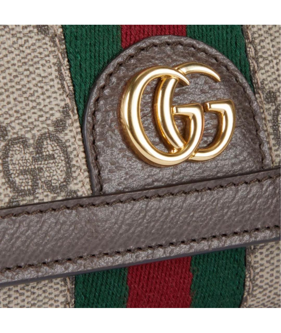 GUCCI Коричневый кошелек, фото 4