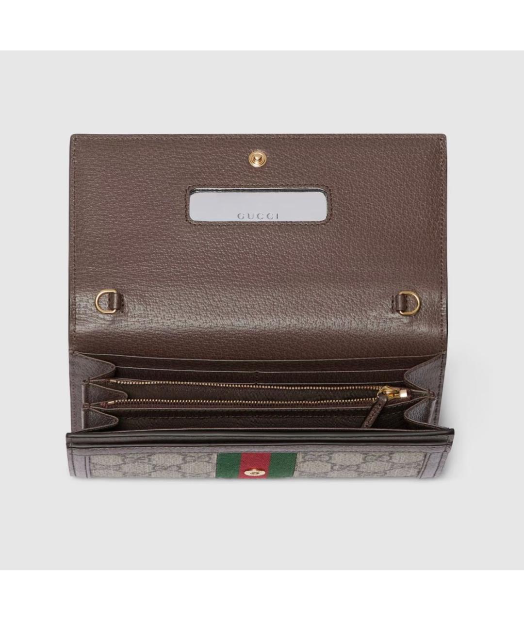 GUCCI Коричневый кошелек, фото 7