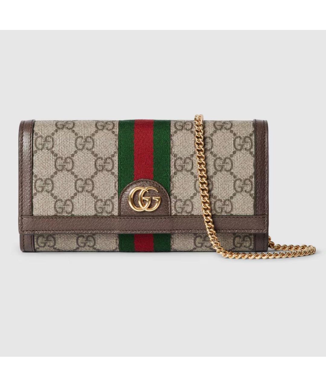 GUCCI Коричневый кошелек, фото 8