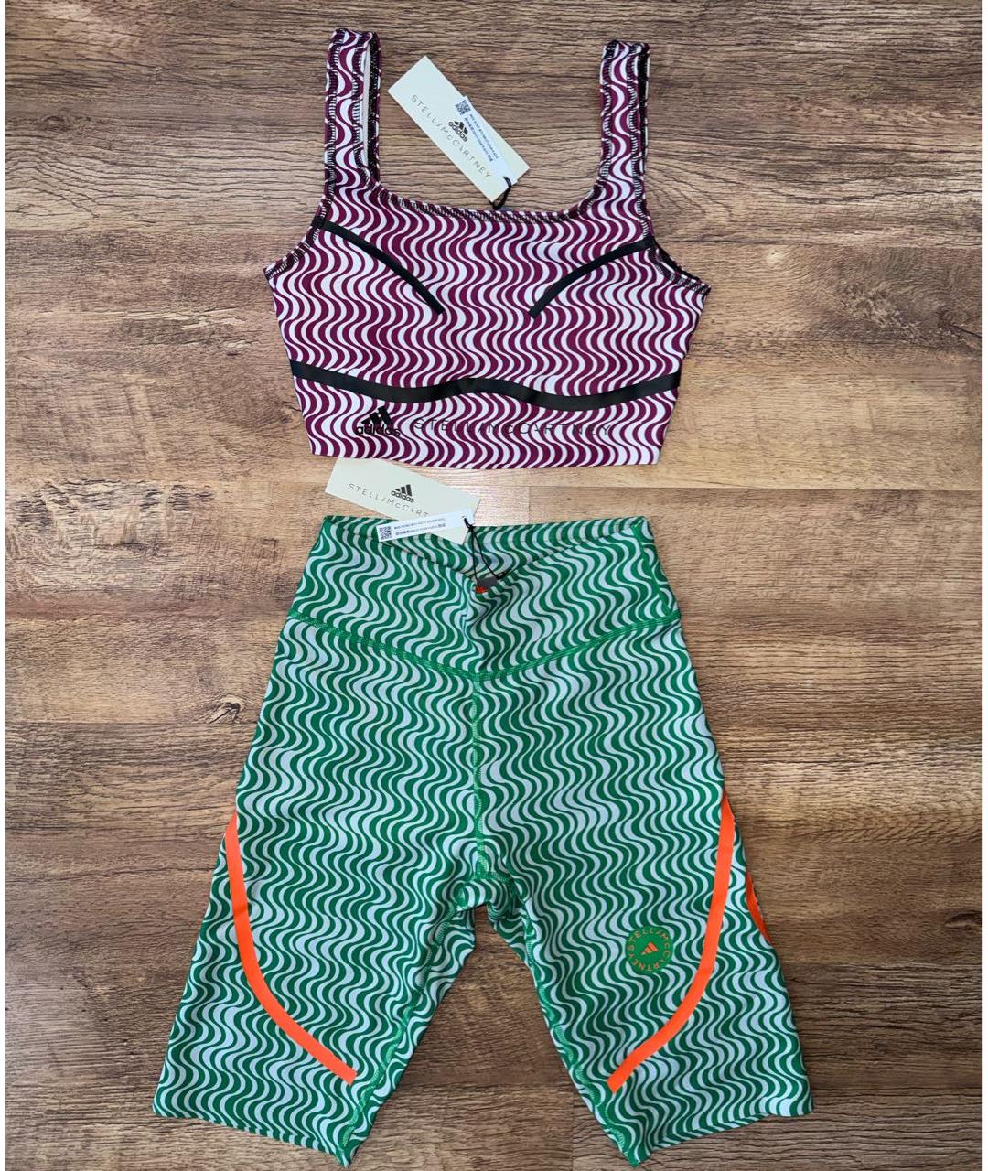 ADIDAS BY STELLA MCCARTNEY Мульти полиэстеровые спортивные брюки и шорты, фото 9