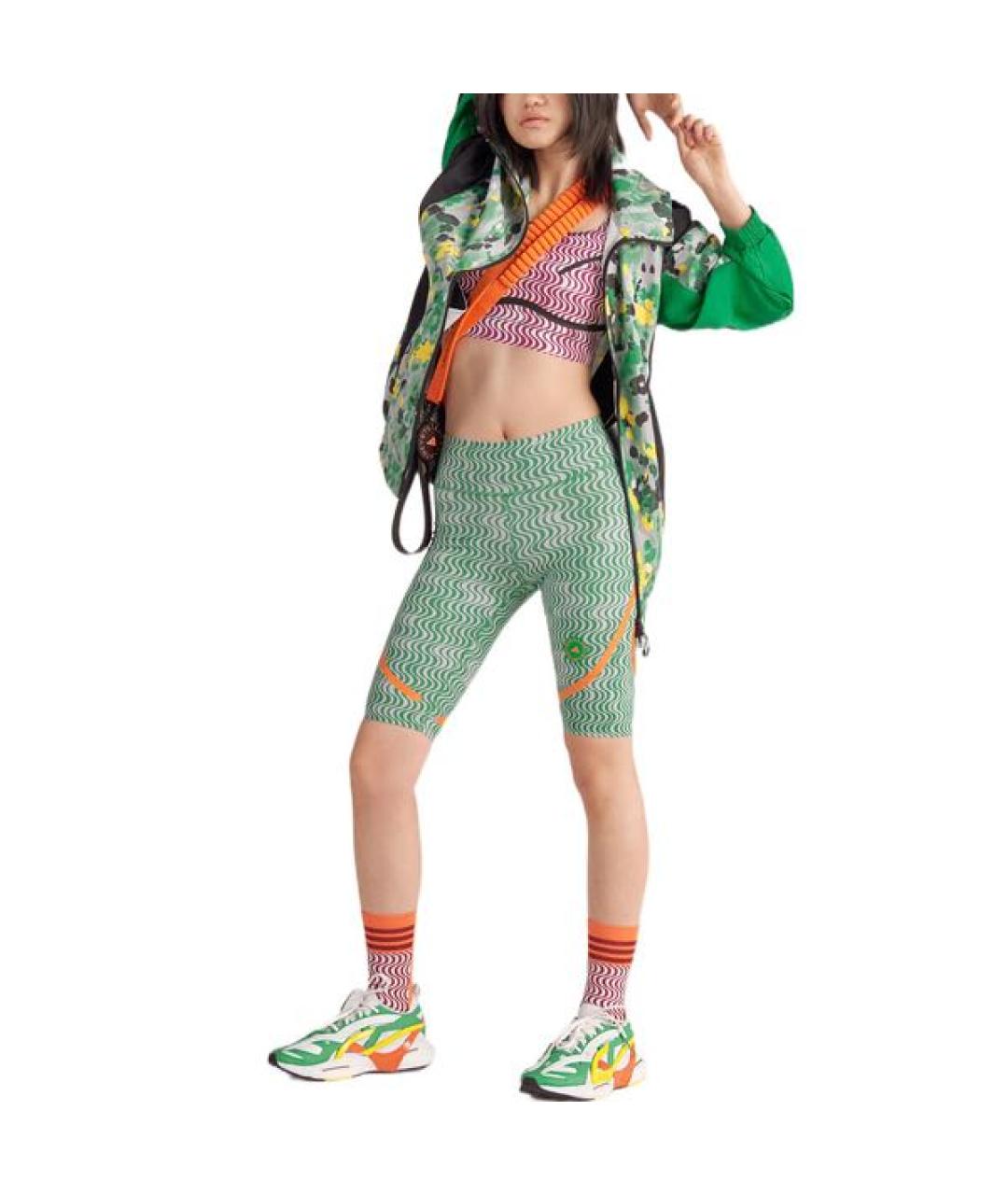 ADIDAS BY STELLA MCCARTNEY Мульти полиэстеровые спортивные брюки и шорты, фото 7