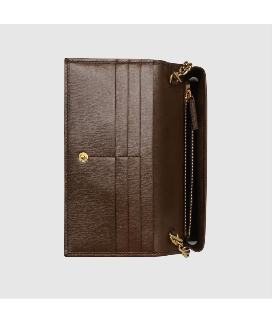 GUCCI Коричневый кошелек, фото 6