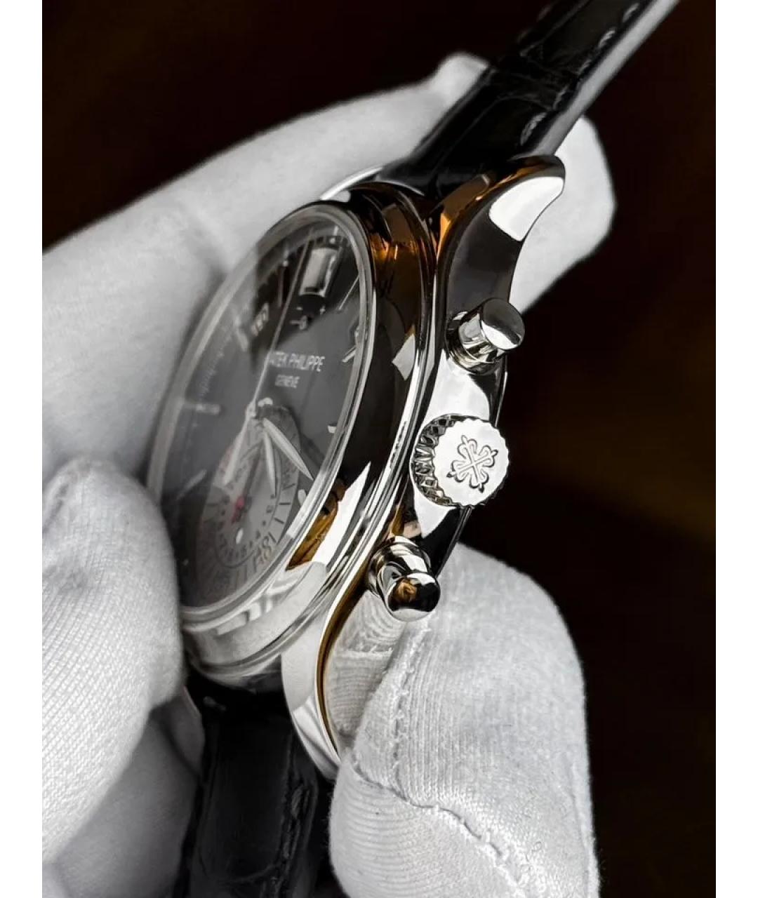 PATEK PHILIPPE Серые платиновые часы, фото 4
