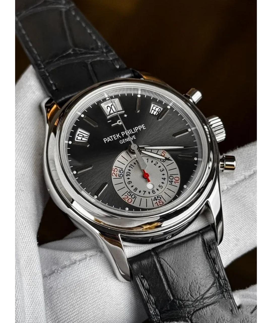 PATEK PHILIPPE Серые платиновые часы, фото 2