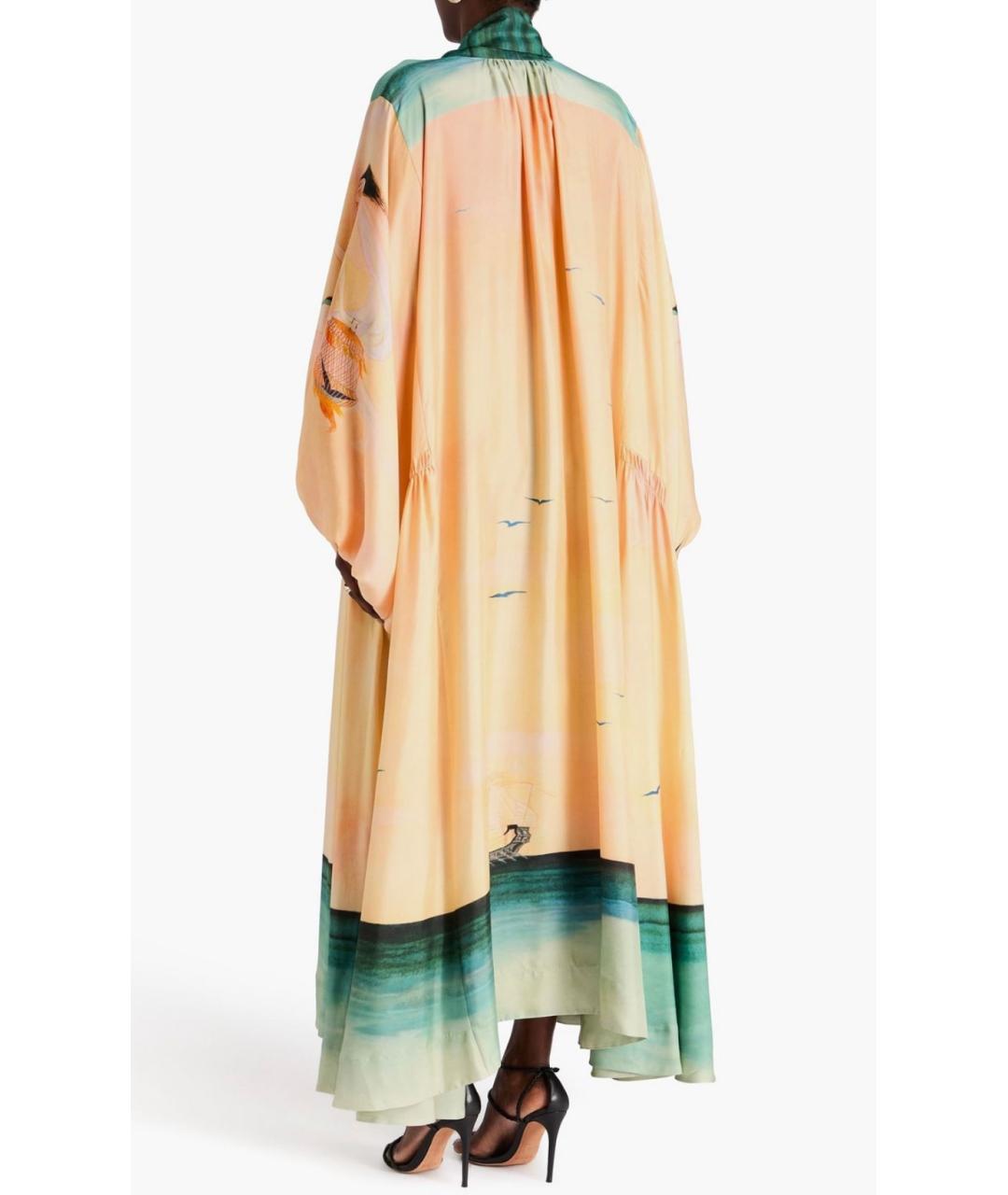 ZIMMERMANN Оранжевое шелковое коктейльное платье, фото 3