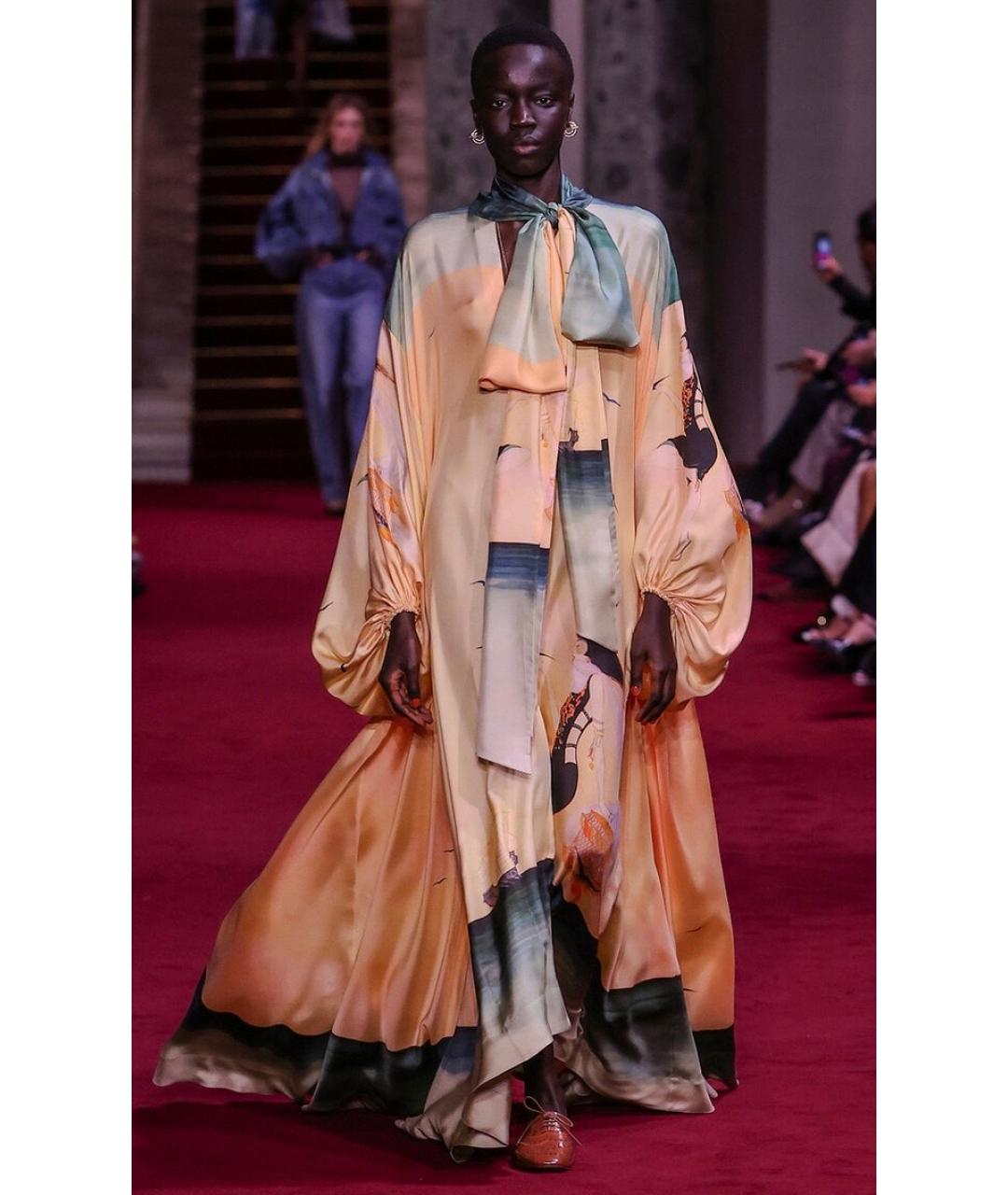 ZIMMERMANN Оранжевое шелковое коктейльное платье, фото 7