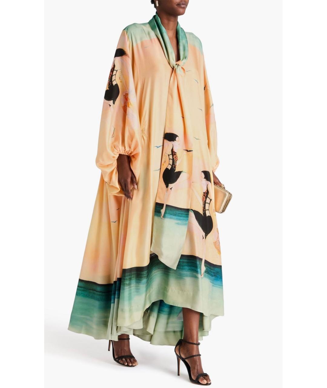 ZIMMERMANN Оранжевое шелковое коктейльное платье, фото 2