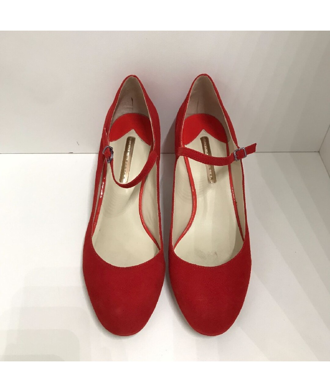 SOPHIA WEBSTER Красные замшевые туфли, фото 2