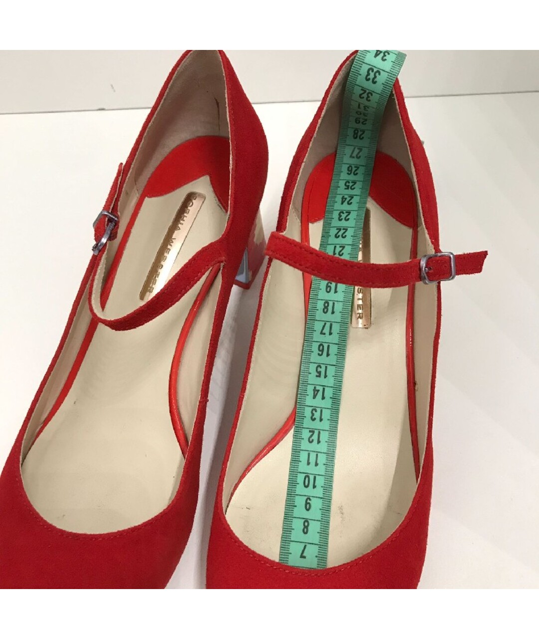 SOPHIA WEBSTER Красные замшевые туфли, фото 8