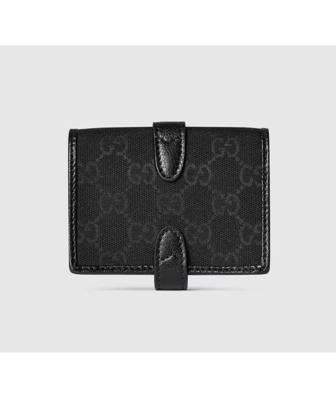 GUCCI Черный кожаный кошелек, фото 5