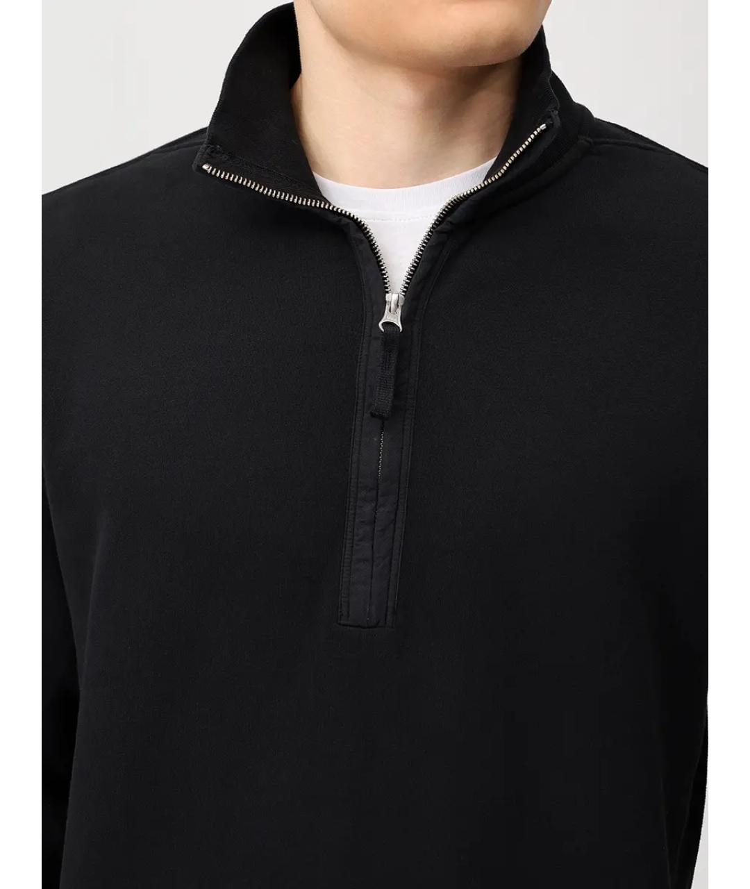 STONE ISLAND Черный хлопковый спортивный костюм, фото 4